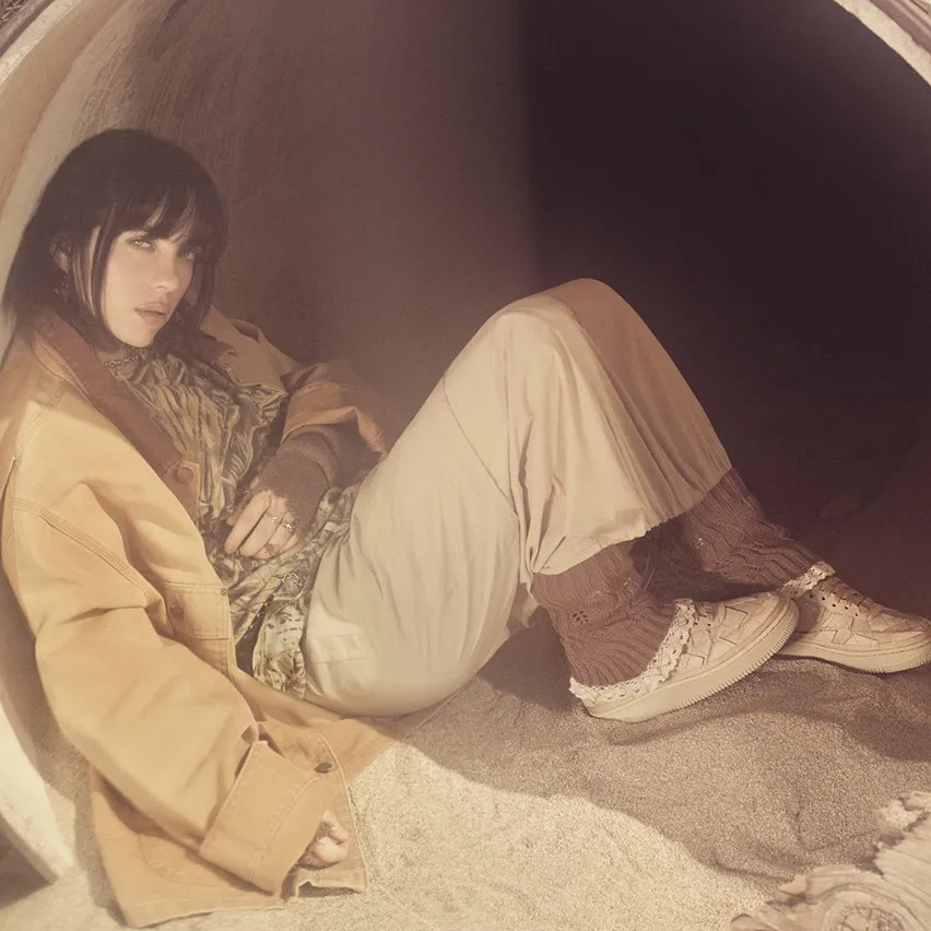 Giày Nike Air Force 1 Low Billie Eilish 'Mushroom' DQ4137-200 - Ảnh 2