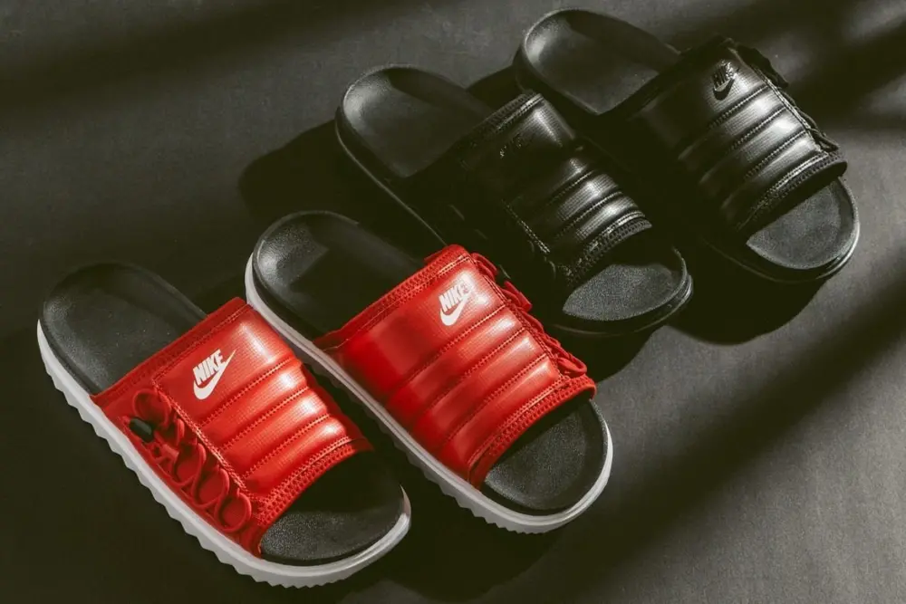 Dép Nike Asuna Slide "Street October Red Black" CI8800-001 - Ảnh 3