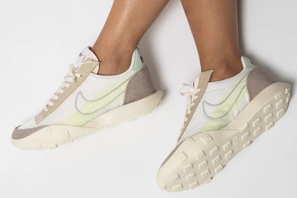 Giày Nike Waffle Racer 2X 'Pale Ivory' CW1274-100 - Ảnh 5