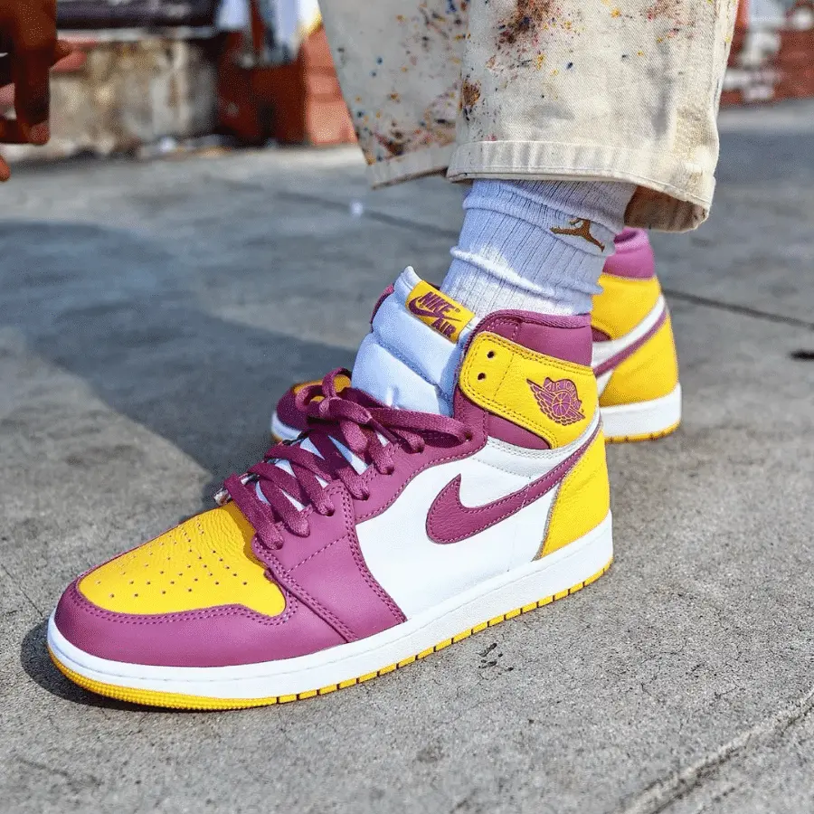 Giày Nike Air Jordan 1 High GS 'Brotherhood' 575441-706 - Ảnh 7