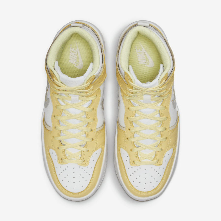 Giày Nike Wmns Dunk High Up 'White Citron Tint' DH3718-105 - Ảnh 3