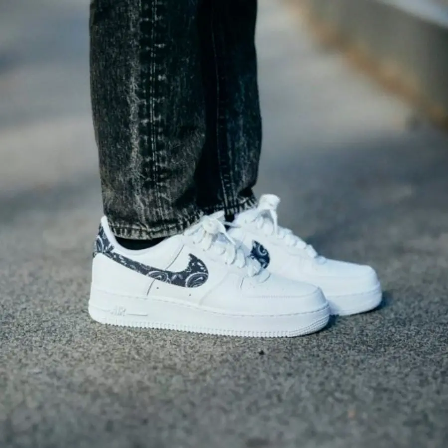 Giày Nike Wmns Air Force 1 '07 Essentials 'Black Paisley' DH4406-101 - Ảnh 6