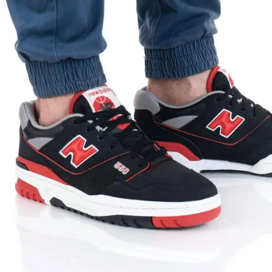 Giày New Balance 550 'Black Red' BB550SG1 - Ảnh 6