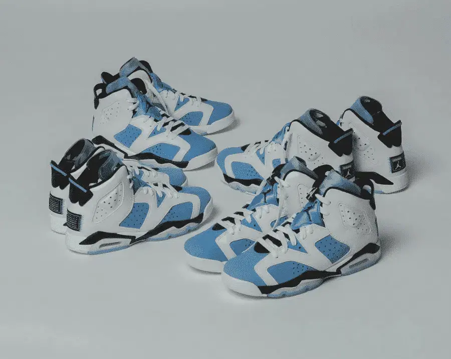 Giày Nike Air Jordan 6 Retro GS 'University Blue' 384665-410 - Ảnh 4