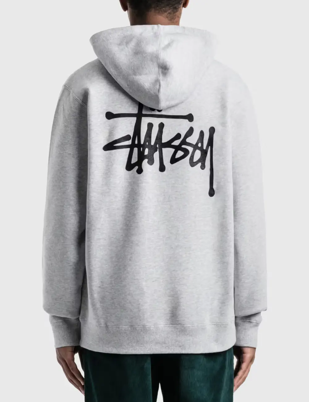 Áo Stussy Basic Stussy Hoodie 2023 'Ash Heather' 1924870M - Ảnh 4