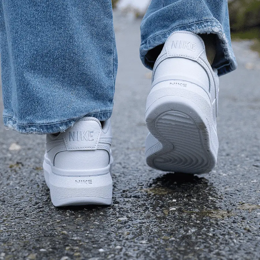 Giày Nike Court Vision Alta 'Triple White' DM0113-100 - Ảnh 9