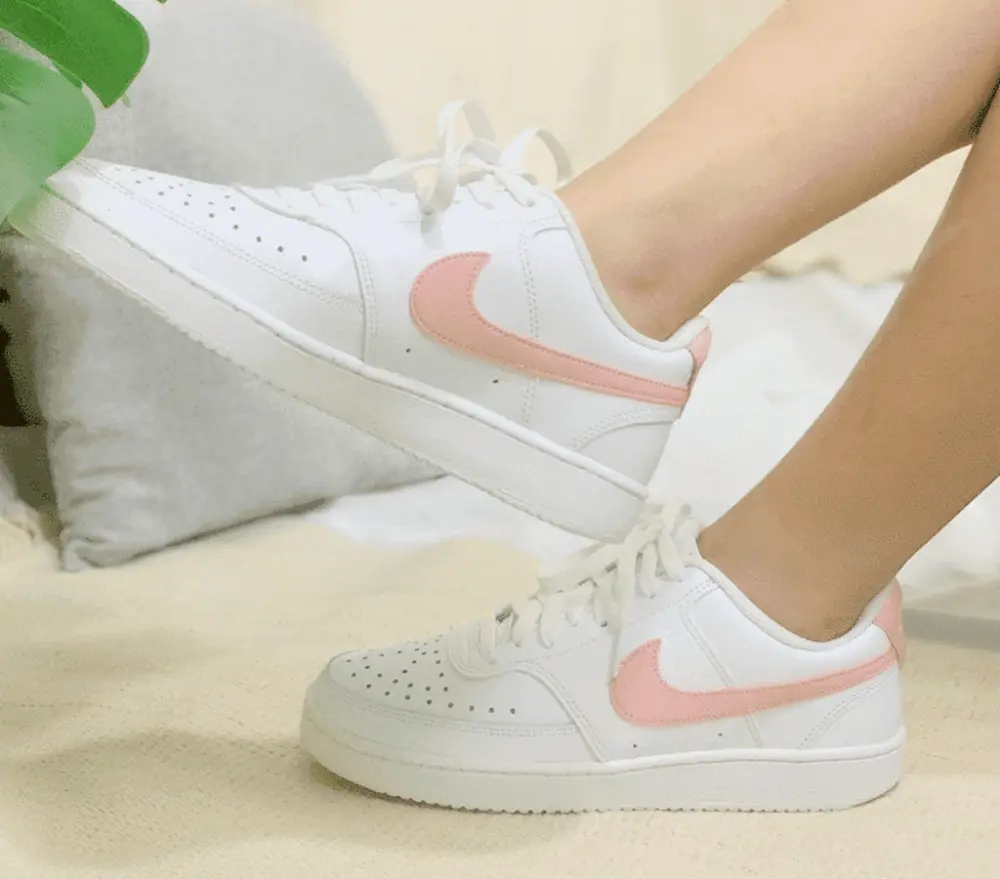Giày Nike Court Vision Low 'White Pink Glaze' CD5434-110 - Ảnh 3