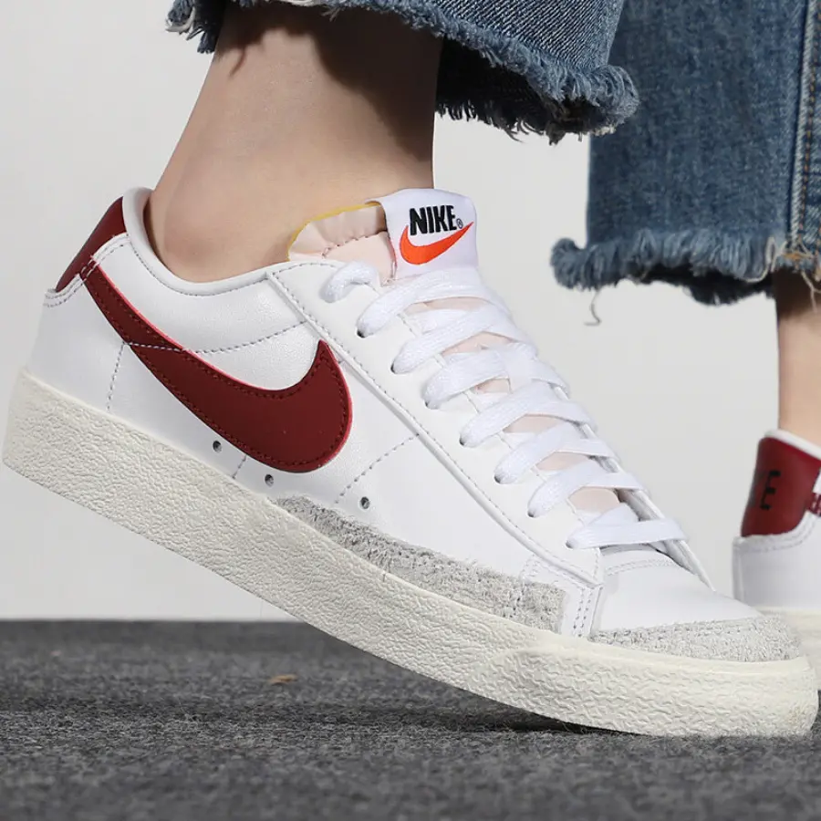 Giày Nike Blazer Low '77 'White Team Red' DC4769-104 - Ảnh 5