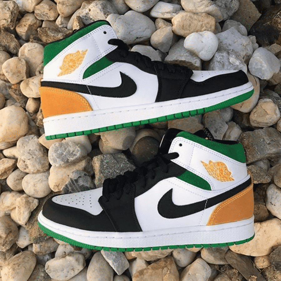 Giày Nike Air Jordan 1 Mid SE 'Oakland' 852542-101 - Ảnh 4