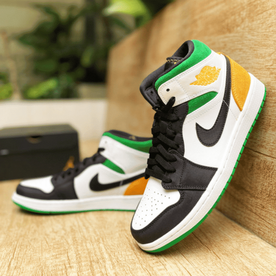Giày Nike Air Jordan 1 Mid SE 'Oakland' 852542-101 - Ảnh 5