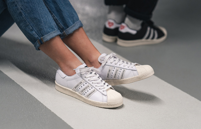 Giày Adidas Human Made x Superstar 'Gears For White' FY0730 - Ảnh 5