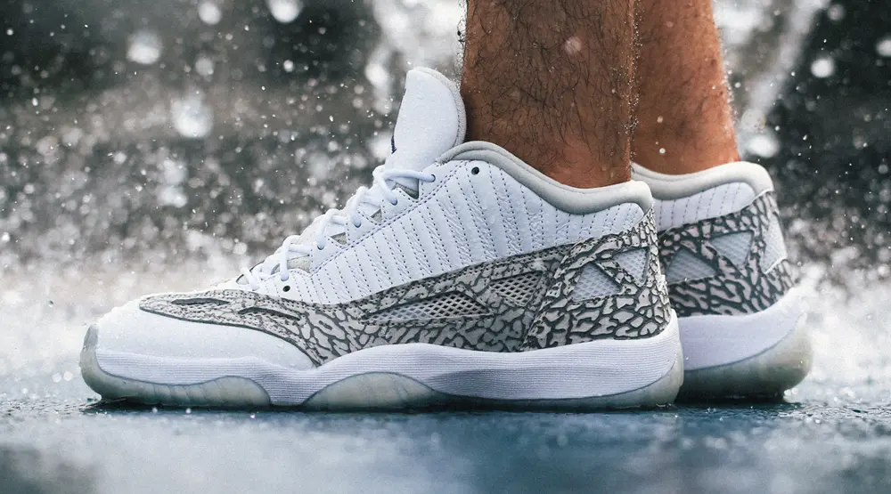 Giày Nike Air Jordan 11 Retro Low IE 'Cobalt' 2015 306008-102 - Ảnh 4