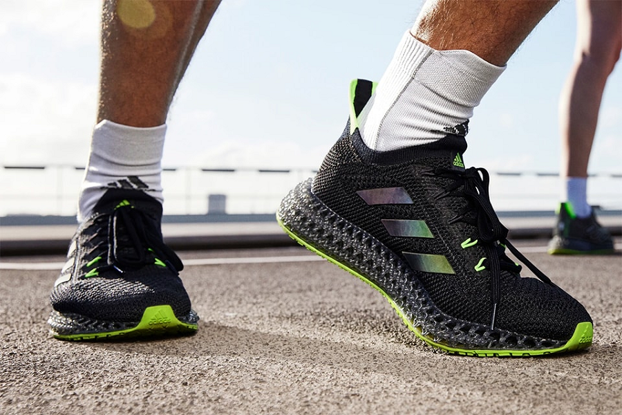 Giày Adidas 4DFWD 'Core Black Green' Q46446 - Ảnh 2