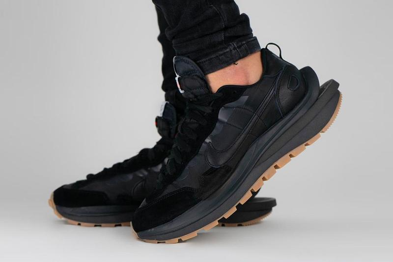 Giày Nike Sacai x VaporWaffle 'Black Gum' DD1875-001 - Ảnh 3