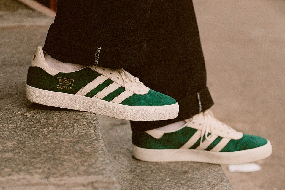 Giày Adidas Mark Suciu x Gazelle ADV 'Collegiate Green' GY3688 - Ảnh 4