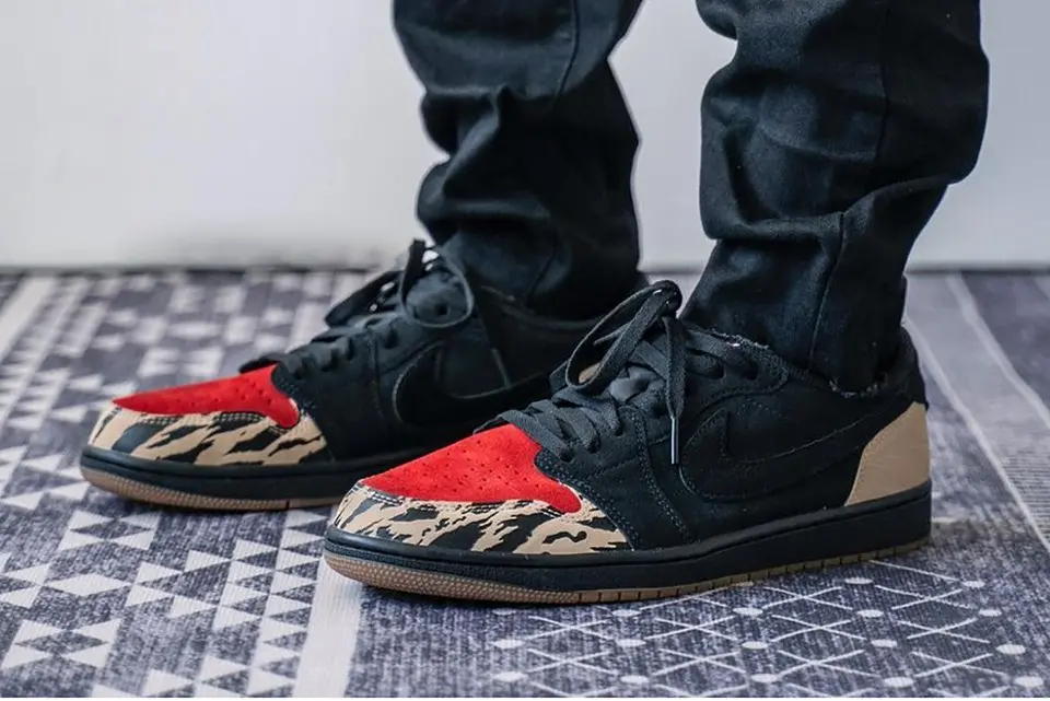 Giày Nike SoleFly x Air Jordan 1 Low Retro OG SP 'Everglades' DN3400-001 - Ảnh 6
