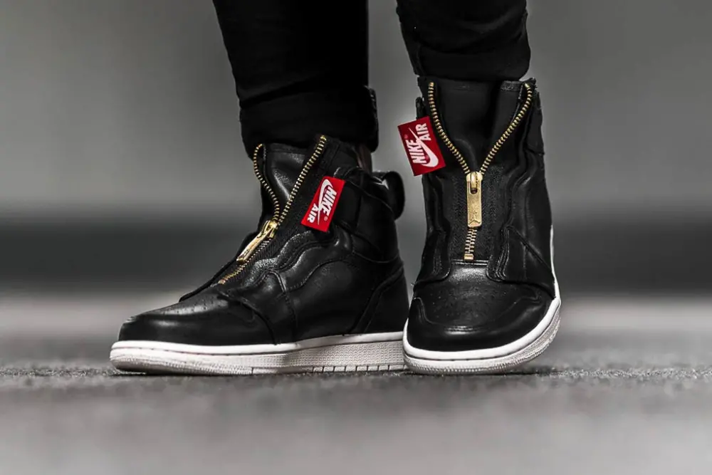 Giày Nike Air Jordan 1 Retro High Zip 'Black' AQ3742-016 - Ảnh 3