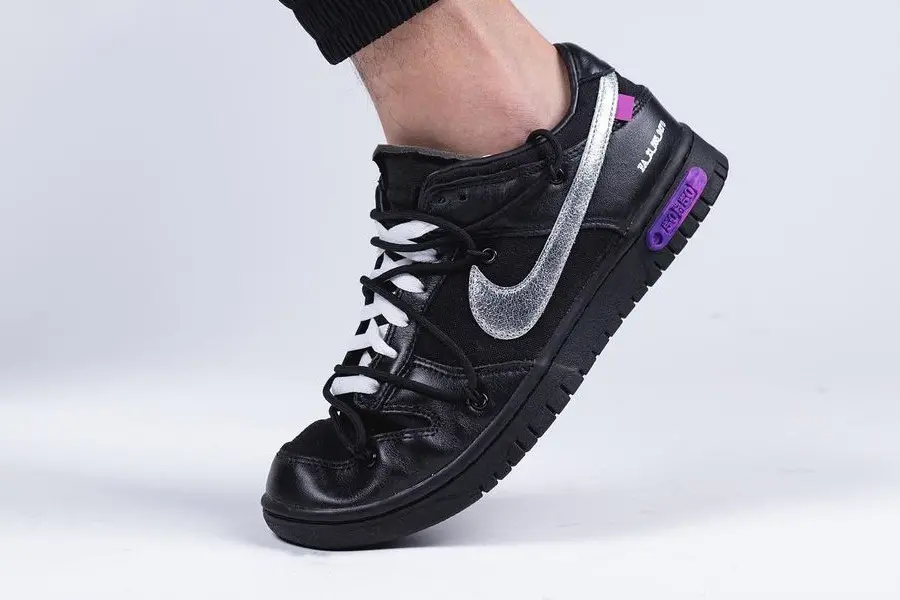 Giày Nike Off-White x Dunk Low 'Lot 50 of 50' DM1602-001 - Ảnh 7