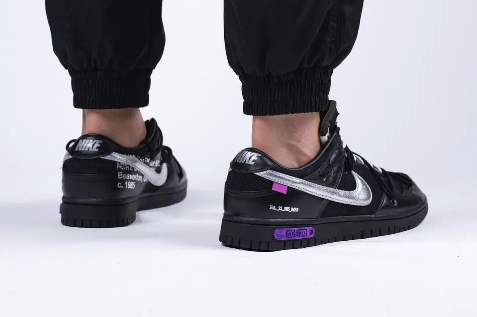 Giày Nike Off-White x Dunk Low 'Lot 50 of 50' DM1602-001 - Ảnh 8