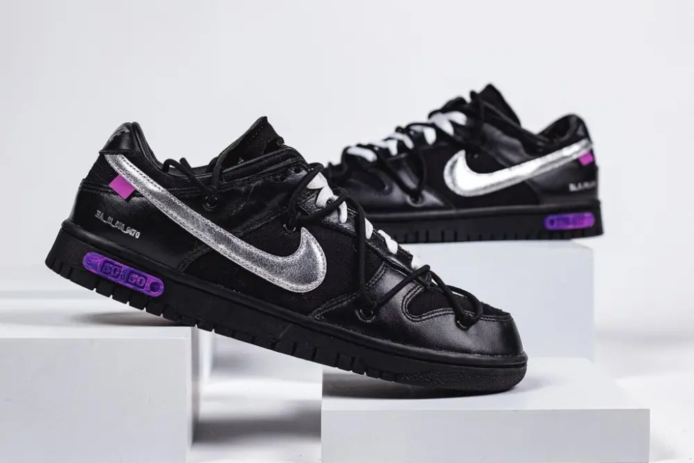 Alternative view of Giày Nike Off-White x Dunk Low 'Lot 50 of 50' DM1602-001
