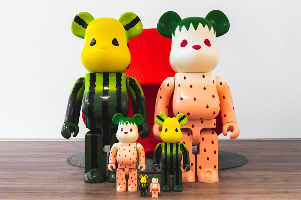 Mô Hình Bearbrick x CLOT Summer Fruits Yellow Watermelon - Ảnh 3