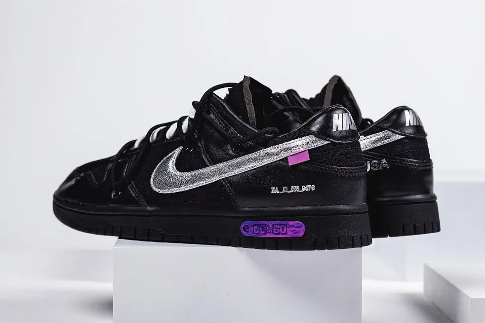 Giày Nike Off-White x Dunk Low 'Lot 50 of 50' DM1602-001 - Ảnh 3