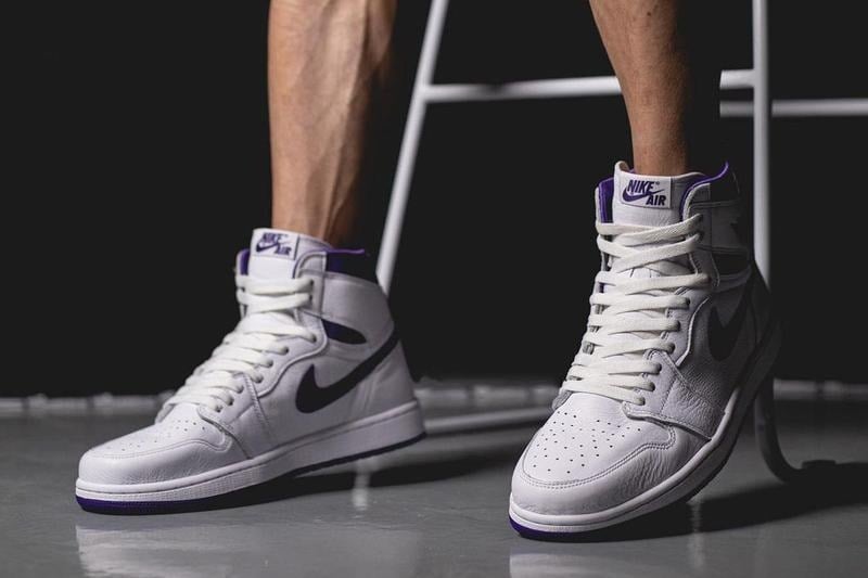 Giày Nike Wmns Air Jordan 1 High OG 'Court Purple' CD0461-151 - Ảnh 4