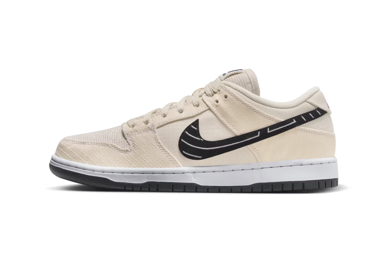 Giày Nike SB Dunk Low x Albino & Preto 'Pearl White' DV5249-800 - Ảnh 5