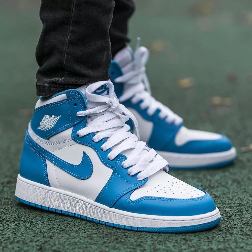Giày Nike Air Jordan 1 Retro High OG BG 'UNC' 575441-117 - Ảnh 7