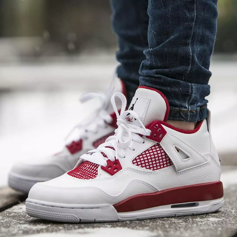 Giày Nike Air Jordan 4 Retro BG 'Alternate 89' 408452-106 - Ảnh 5