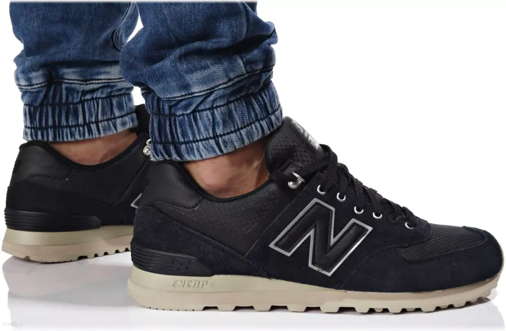 Giày New Balance 574 Series Retro Unisex Black ML574PKP - Ảnh 5
