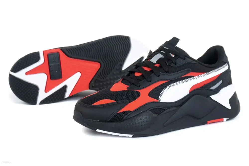 Alternative view of Giày Puma RS-X3 'Black Red' 374991-01