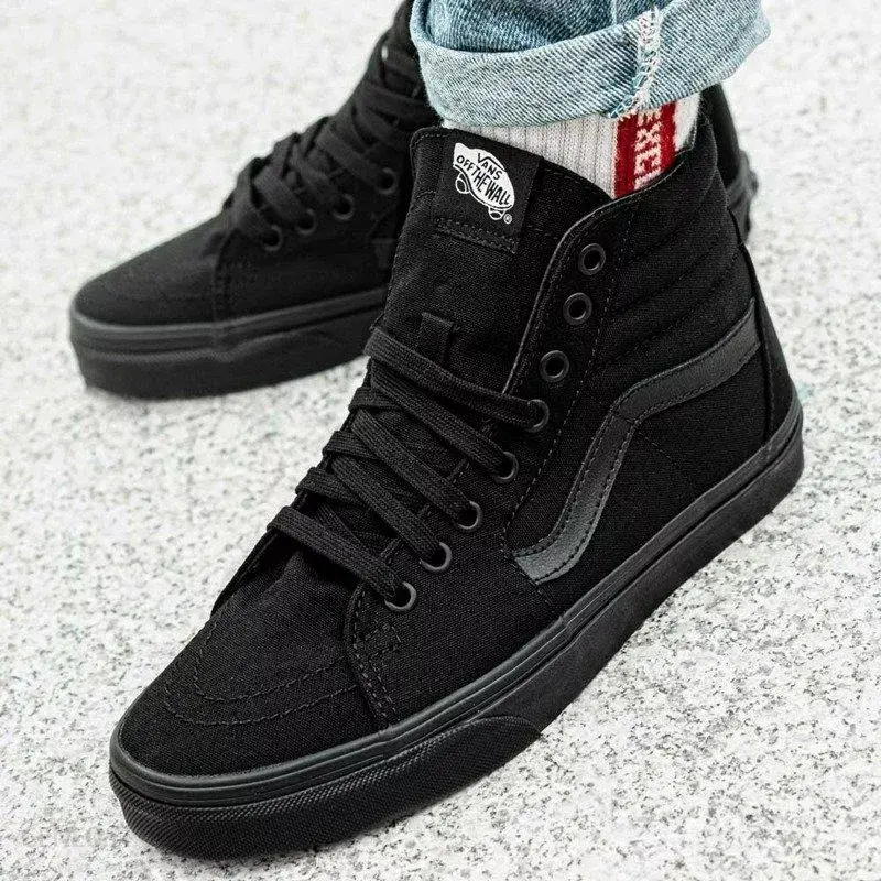 Giày Vans Sk8-Hi 'Triple Black' VN000TS9BJ4 - Ảnh 5