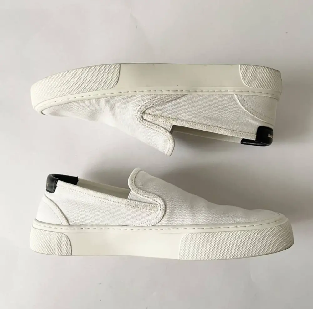 Alternative view of Giày Saint Laurent Venice Slip On Optic White 585742GUZ209061