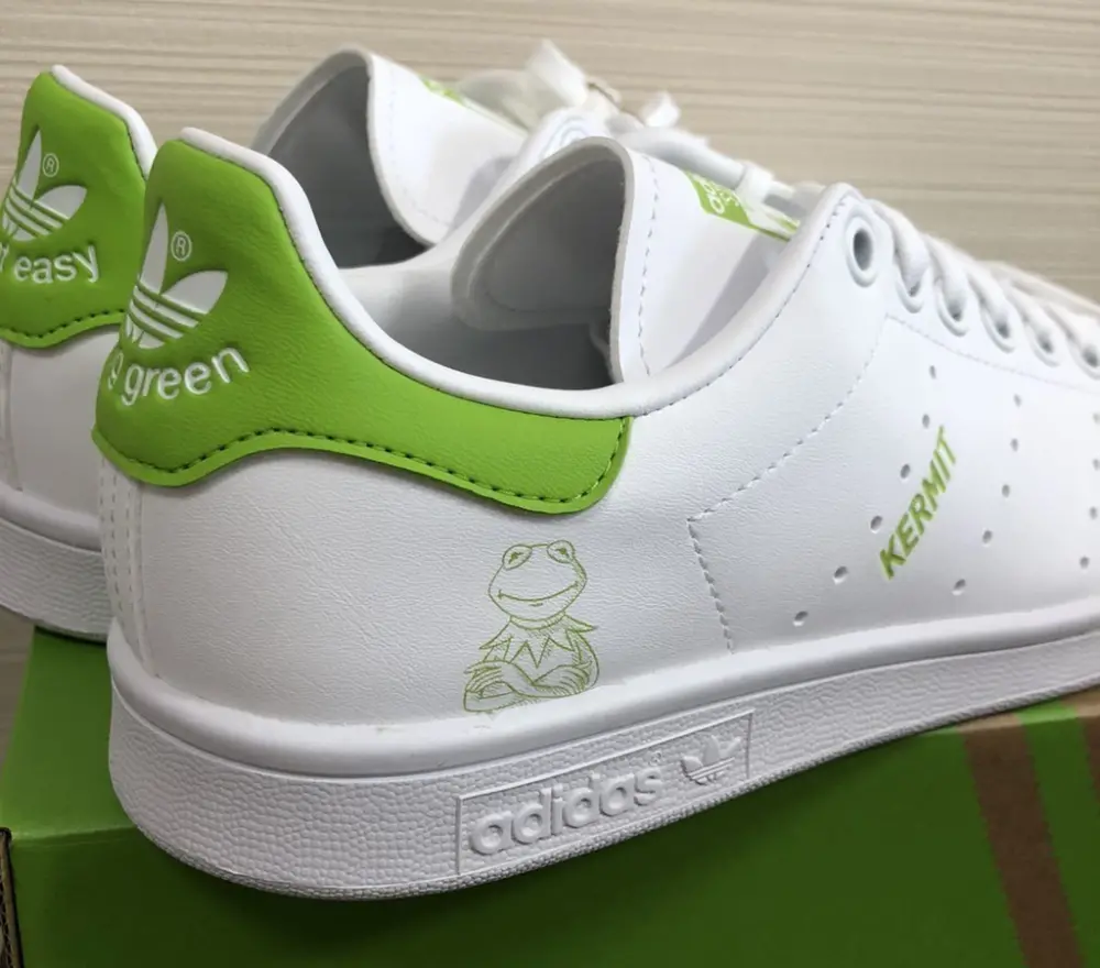 Giày Adidas The Muppets Stan Smith J 'Kermit The Frog' FY6535 - Ảnh 4