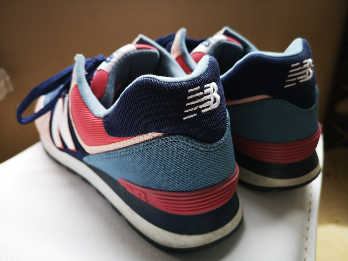 Giày New Balance 574 Red Blue ML574INA - Ảnh 3