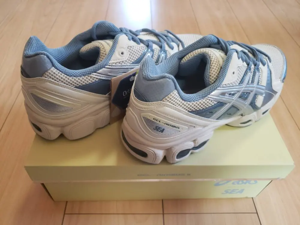 Giày Asics x Wind and Sea Gel-Nimbus 9 'Cream Pure Silver' 1201A801-101 - Ảnh 4