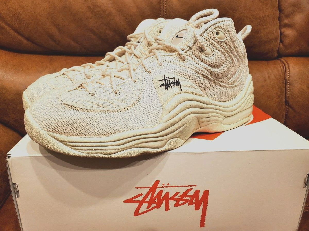 Giày Nike Air Penny 2 'Stussy Fossil' DQ5674-200 - Ảnh 5