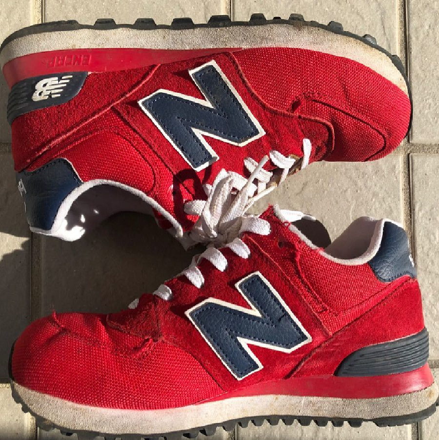 Giày New Balance 574 Low-top 'Red' ML574CVF - Ảnh 2