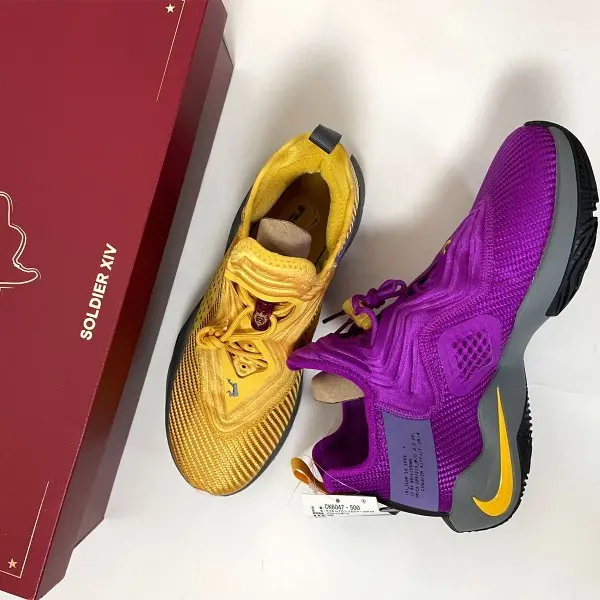 Giày Nike LeBron Soldier 14 'Lakers' CK6047-500 - Ảnh 4