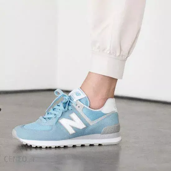 Alternative view of Giày New Balance Wmns 574 Blue White WL574ESB