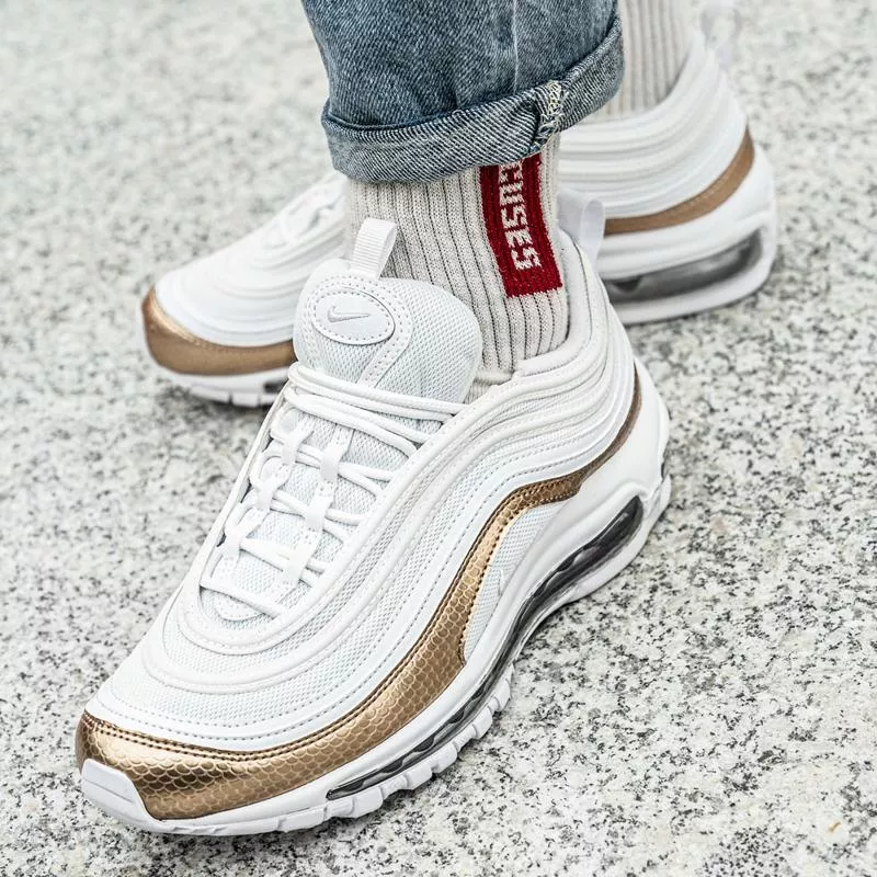 Giày Nike Air Max 97 GS 'Bronze Scale' BV0049-100 - Ảnh 4