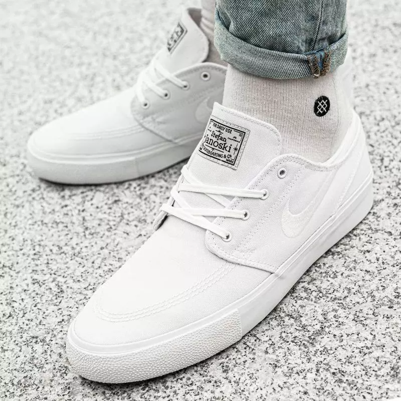 Giày Nike SB Zoom Stefan Janoski Canvas RM 'White' AR7718-100 - Ảnh 2