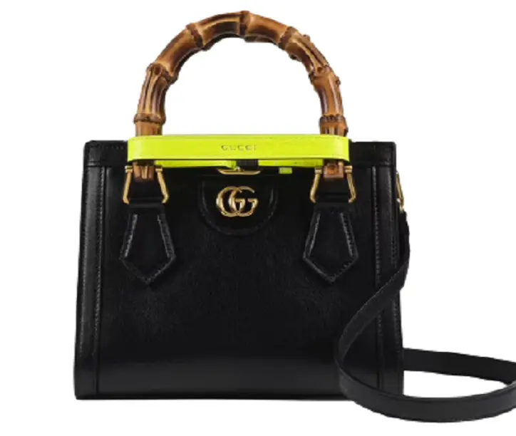Túi Gucci Diana Mini Tote Black Leather 655661-17QDT-1175