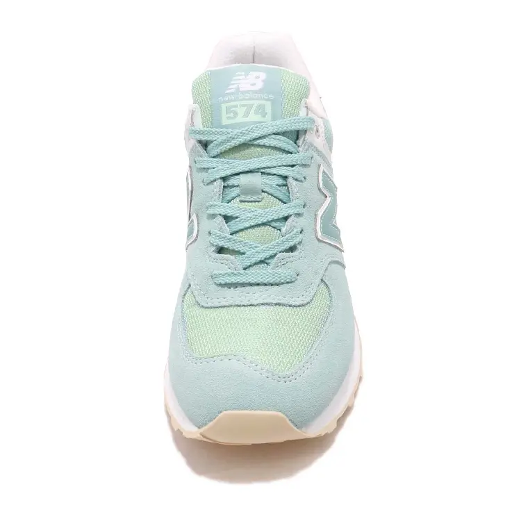Giày New Balance Wmns B Green Grey White Running Shoes WL574TAB - Ảnh 4