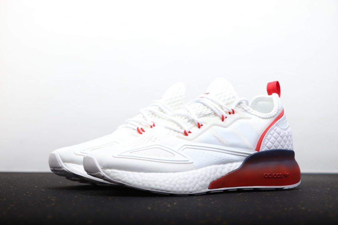 Giày Adidas ZX 2K Boost 'Gradient Fade Sole - Cloud White' FZ4640 - Ảnh 3