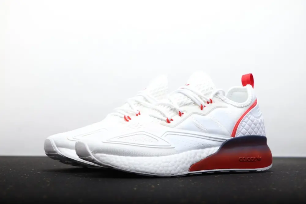 Giày Adidas ZX 2K Boost 'Gradient Fade Sole - Cloud White' FZ4640 - Ảnh 3