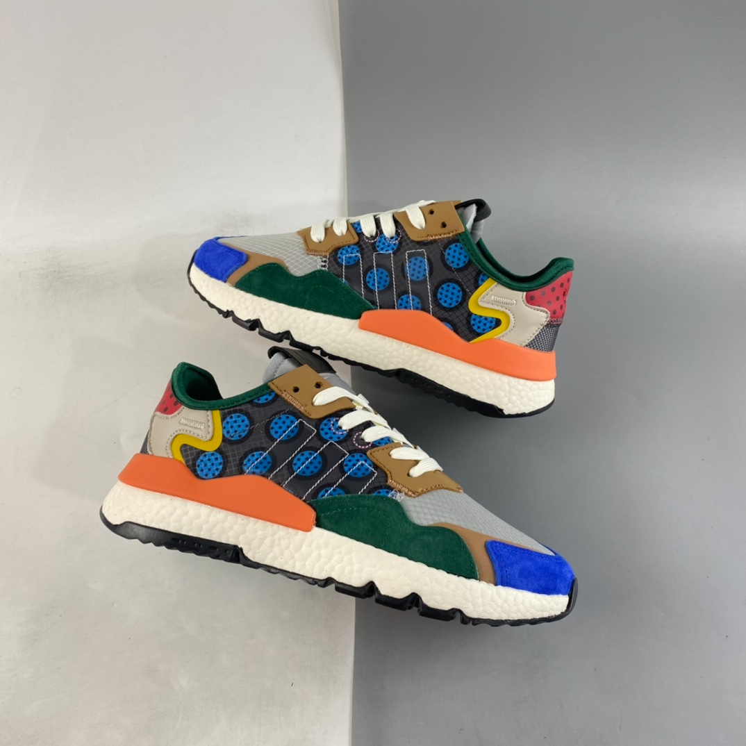 Giày Adidas Craig & Karl x Nite Jogger 'Mesa White Green' GW5366 - Ảnh 2