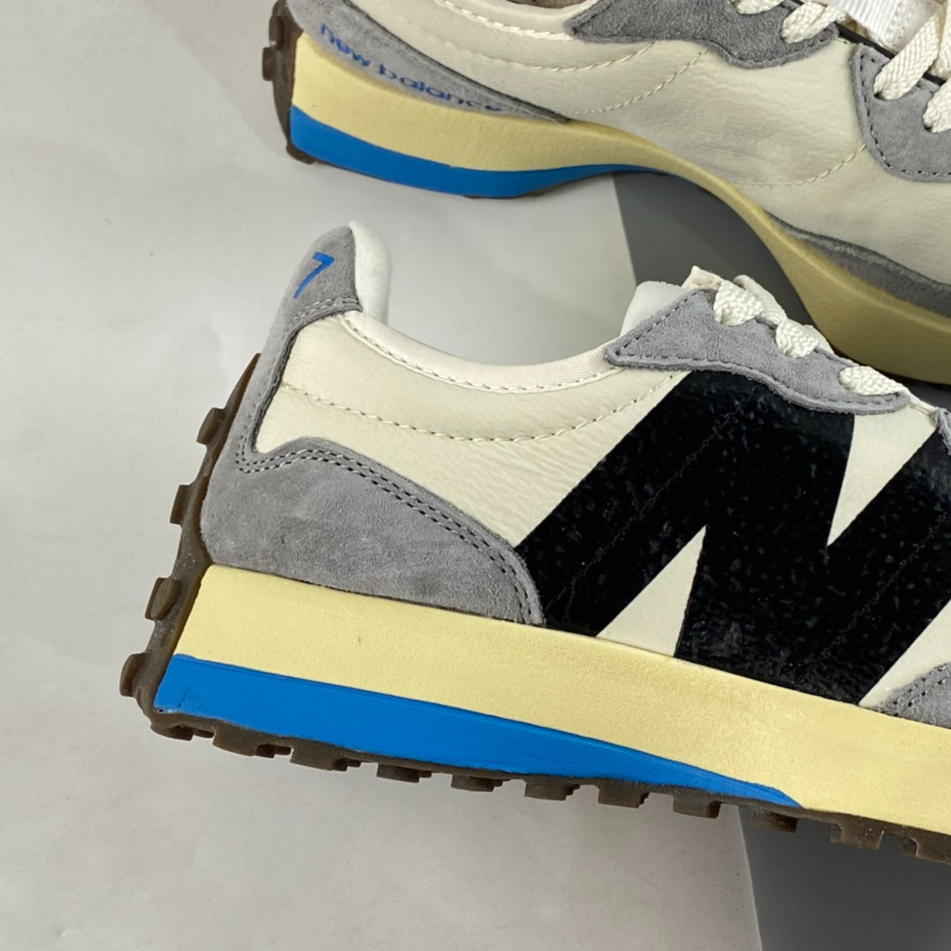 Giày New Balance 327 'White Grey Split' MS327RG - Ảnh 3