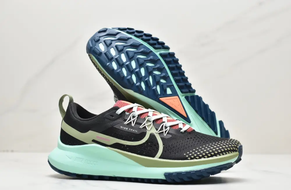 Giày Nike React Pegasus Trail 4 'Black Alligator Mint' DJ6158-004 - Ảnh 3
